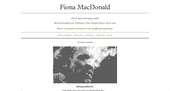 Desktop Screenshot of fionajmacdonald.com