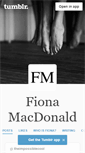 Mobile Screenshot of fionajmacdonald.com